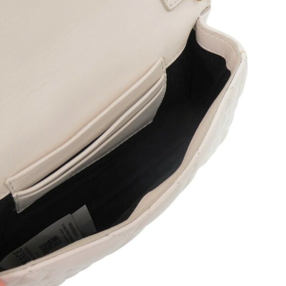 VERSACE White Leather Shoulder Bag - Picture 7 of 11